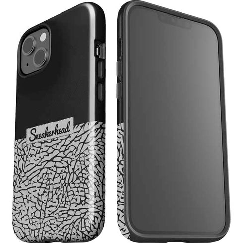 Elephant Print Sneakerhead Black iPhone 15 Impact Case